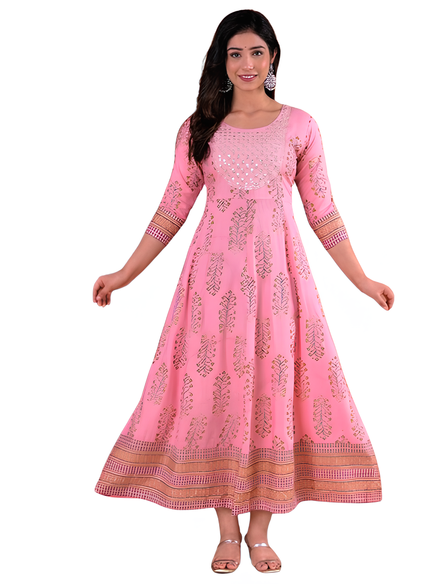 Tranding Georgette Stitched Fancy anarkali Gown Full Ghera with duptta Lace  Border ....